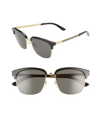 Gucci 55mm Brow Bar Sunglasses