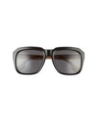 Burberry 55mm Oversize Square Sunglasses In Blackdark Grey At Nordstrom