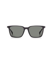 rag & bone 55mm Polarized Square Sunglasses In Grey Green At Nordstrom