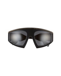 Burberry 56mm Irregular Sunglasses In Blackdark Grey At Nordstrom