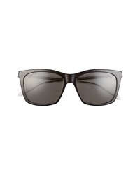 Gucci 56mm Polarized Square Sunglasses