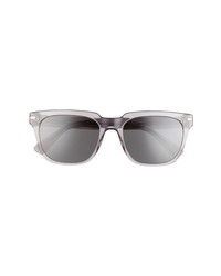 Prada 56mm Transparent Pillow Sunglasses In Transparent Greypolar Black At Nordstrom