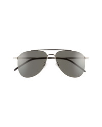 Saint Laurent 57mm Aviator Sunglasses