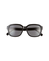 Gucci 57mm Polarized Rectangle Sunglasses