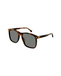 Gucci 57mm Square Sunglasses In Havana At Nordstrom