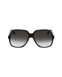 Victoria Beckham 59mm Gradient Square Sunglasses