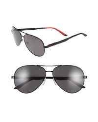 Carrera Eyewear 59mm Metal Aviator Sunglasses  