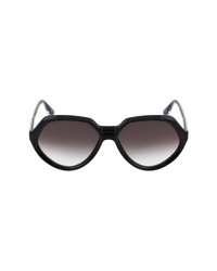 Victoria Beckham 60mm Gradient Rectangle Sunglasses
