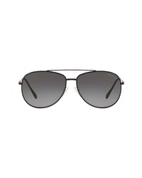 Prada 61mm Gradient Polarized Aviator Sunglasses