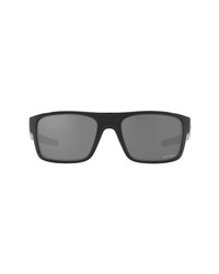 Oakley 61mm Rectangle Sunglasses In Polished Blackprizm Black At Nordstrom