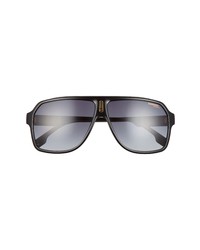 Carrera Eyewear 62mm Oversize Rectangle Aviator Sunglasses