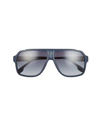 Carrera Eyewear 62mm Oversize Rectangle Aviator Sunglasses