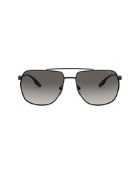 Prada Linea Rossa 62mm Oversize Square Sunglasses