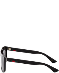 Gucci Black 58 Sunglasses