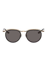 Matsuda Black And Gold M3093 Sunglasses