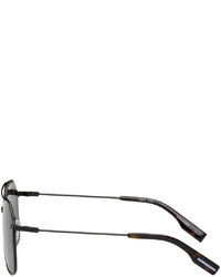 McQ Black Aviator Sunglasses