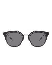 Dior Homme Black Diorcomposit01 Sunglasses