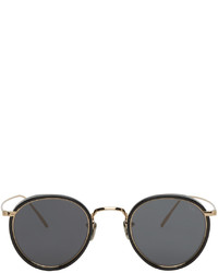 Eyevan 7285 Black Gold 717e Sunglasses