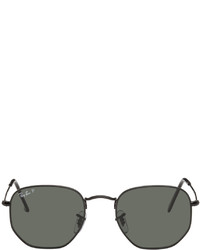 Ray-Ban Black Hexagonal Sunglasses