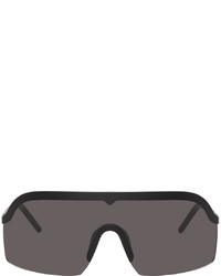 Kenzo Black Khaki Shield Sunglasses