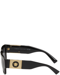 Versace Black Medusa Stud Sunglasses