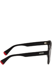 Kenzo Black Paris Square Sunglasses