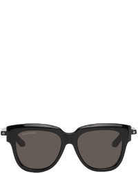Balenciaga Black Rectangular Squared Sunglasses