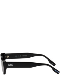 McQ Black Rectangular Sunglasses
