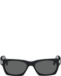 Saint Laurent Black Rectangular Sunglasses
