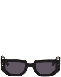 McQ Black Rectangular Sunglasses