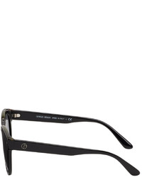 Giorgio Armani Black Round Sunglasses