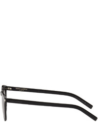 Saint Laurent Black Round Sunglasses