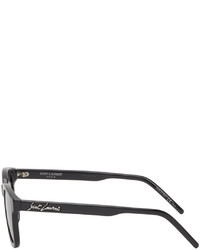 Saint Laurent Black Sl 406 Square Sunglasses
