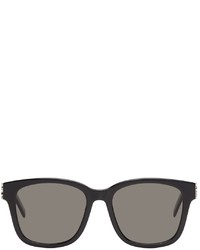 Saint Laurent Black Sl M68 Square Sunglasses