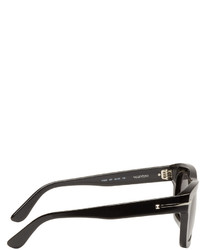 Valentino Black Square Rockstud Sunglasses