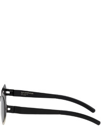 Maison Margiela Black White Cat Eye Sunglasses