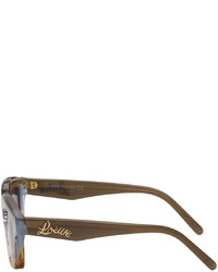 Loewe Brown Acetate Square Sunglasses