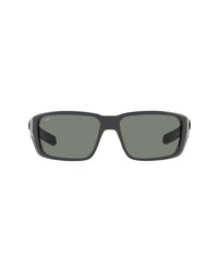 Costa Del Mar Fantail Pro 60mm Polarized Mirror Rectangular Sunglasses