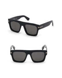 Tom Ford Fausto 53mm Flat Top Sunglasses