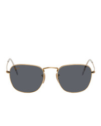Ray-Ban Gold And Blue Frank Sunglasses