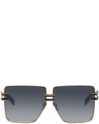 Balmain Gold Black Gendarme Sunglasses