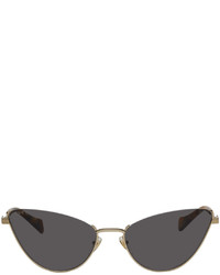 Gucci Gold Cat Eye Sunglasses