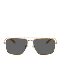 Versace Gold Deep Greca Sunglasses