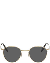 Eyevan 7285 Gold Quincy Sunglasses