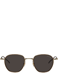 Montblanc Gold Round Sunglasses