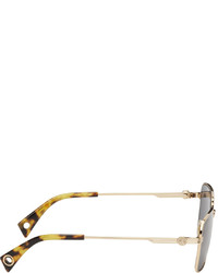 Lanvin Gold Square Sunglasses