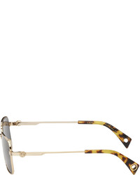 Lanvin Gold Square Sunglasses