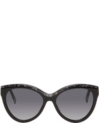 Missoni Gray Black Round Sunglasses