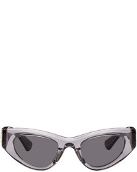Bottega Veneta Gray Cat Eye Sunglasses
