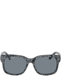 Balenciaga Gray Square Sunglasses